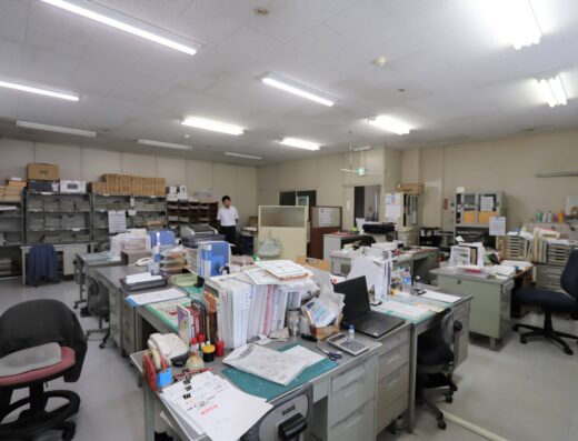 群馬県桐生市の印刷工場