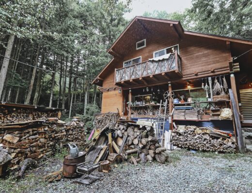山梨県のログハウス住宅