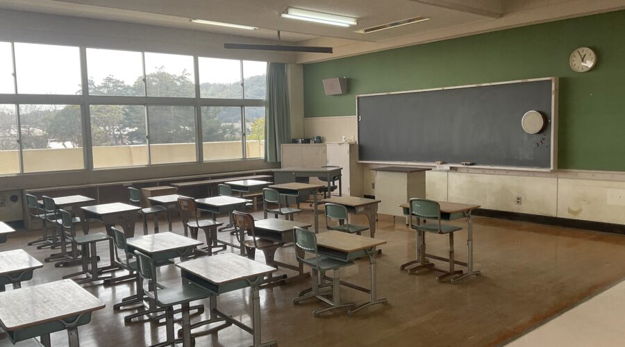 Tロケの新しいロケ地に旧石出小学校が登場しました。